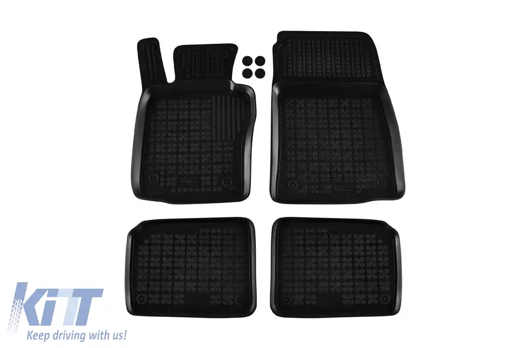 Mochete din cauciuc specifice, potrivite pentru Mini Countryman 2010-2017, set de 4 piese, culoare neagră