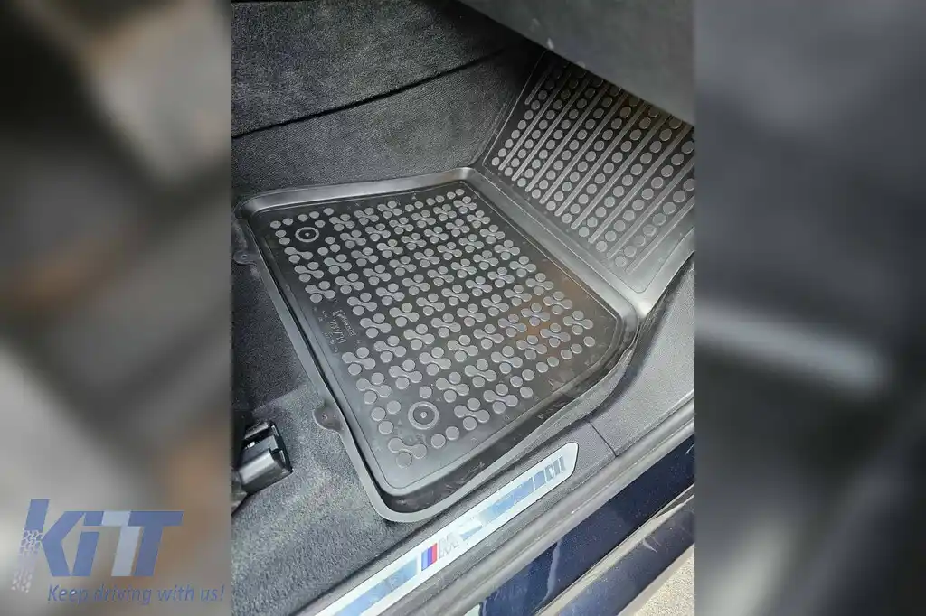 Mochete din cauciuc specifice, potrivite pentru BMW X5 G05 după 2018, set de 3 piese, culoare neagră-image-6214298