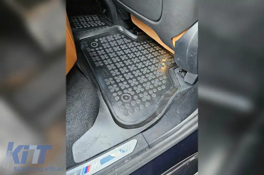 Mochete din cauciuc specifice, potrivite pentru BMW X5 G05 după 2018, set de 3 piese, culoare neagră-image-6214299