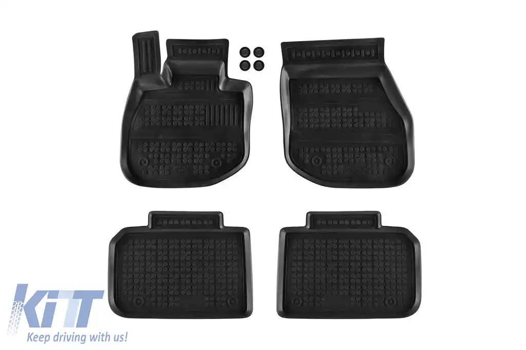 Mochete din cauciuc specifice, potrivite pentru BMW iX1 X-Drive Electric după 2023, set de 4 piese, culoare neagră