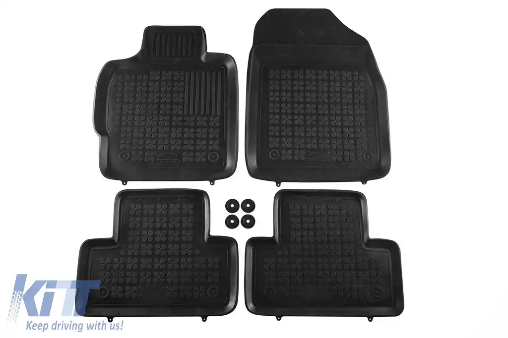image-47-Mochete din cauciuc specifice, potrivite pentru Mazda CX-7 2006-2009, set de 4 piese, culoare neagră