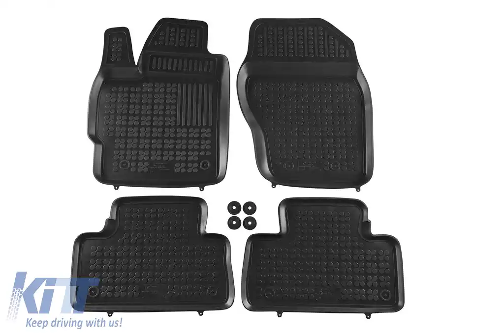 Mochete din cauciuc specifice, potrivite pentru Mazda CX-7 2009-2012, set de 4 piese, culoare neagră