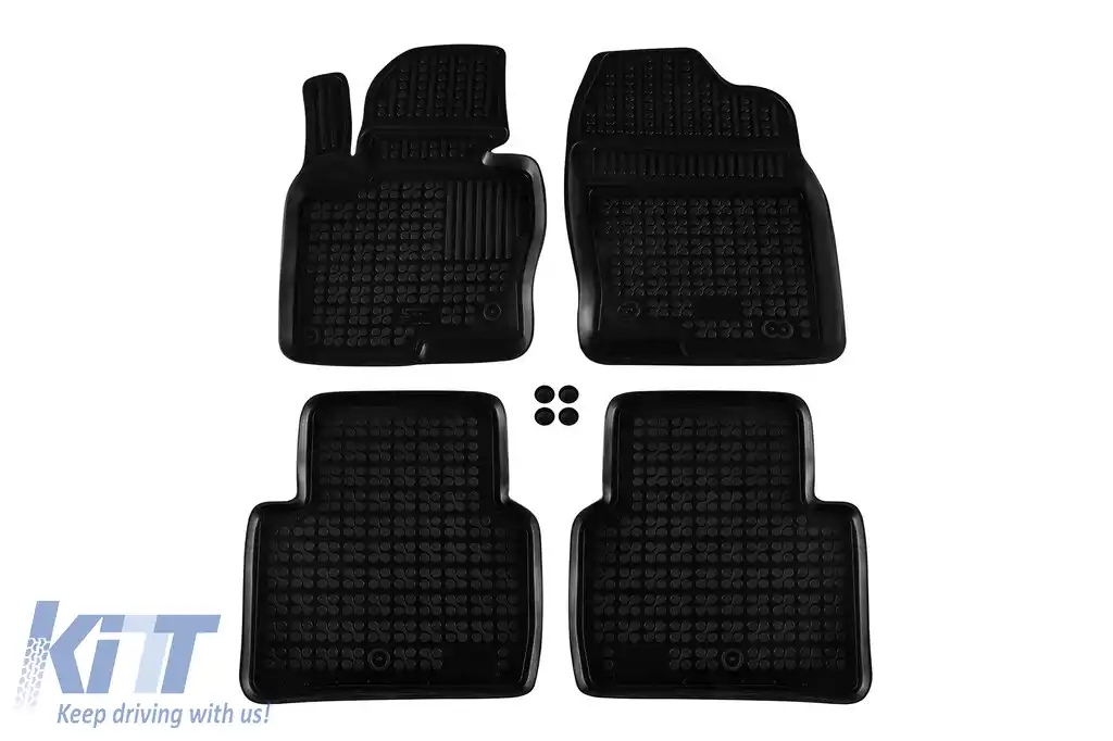 Mochete din cauciuc specifice, potrivite pentru Mazda CX-5 după 2017, set de 4 piese, culoare neagră