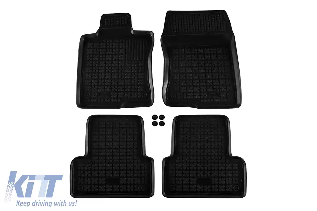 Mochete din cauciuc specifice, potrivite pentru Honda Accord 2008-2015, set de 4 piese, culoare neagră