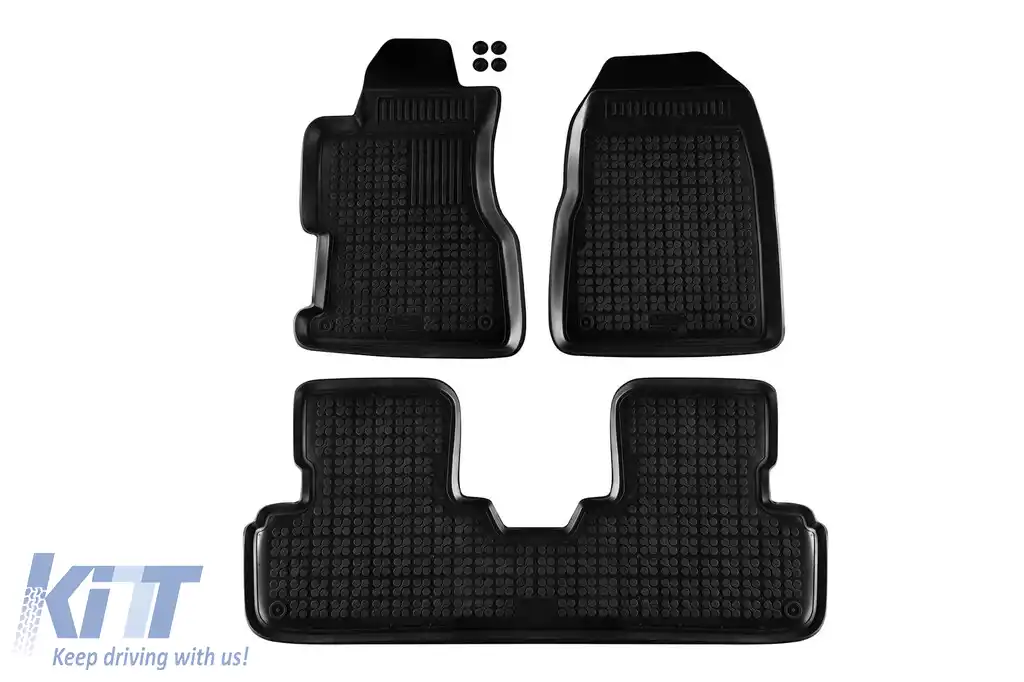 image-66-Mochete din cauciuc specifice, potrivite pentru Honda Civic 2001-2006, 3 uși, set de 3 piese, culoare neagră