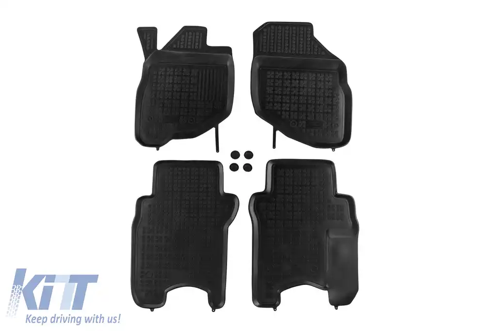 Mochete din cauciuc specifice, potrivite pentru Honda Jazz 2002-2008, set de 4 piese, culoare neagră-image-6214532