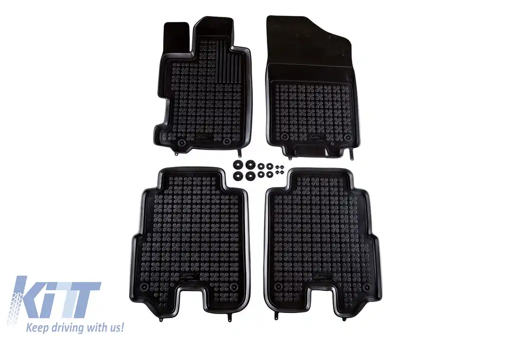 Mochete din cauciuc specifice, potrivite pentru Honda FR-V 2004-2009, set de 4 piese, culoare neagră