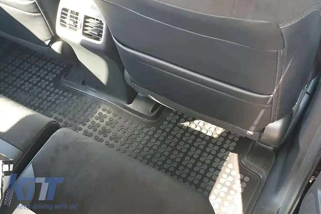 Mochete din cauciuc specifice, potrivite pentru Honda CR-V 2011-2018, set de 3 piese, culoare neagră-image-6214567