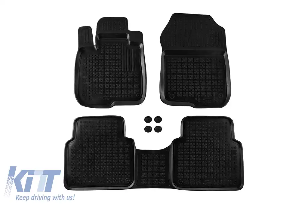 Mochete din cauciuc specifice, potrivite pentru Honda CR-V, CR-V Hybrid 2018-2022, set de 4 piese, culoare neagră