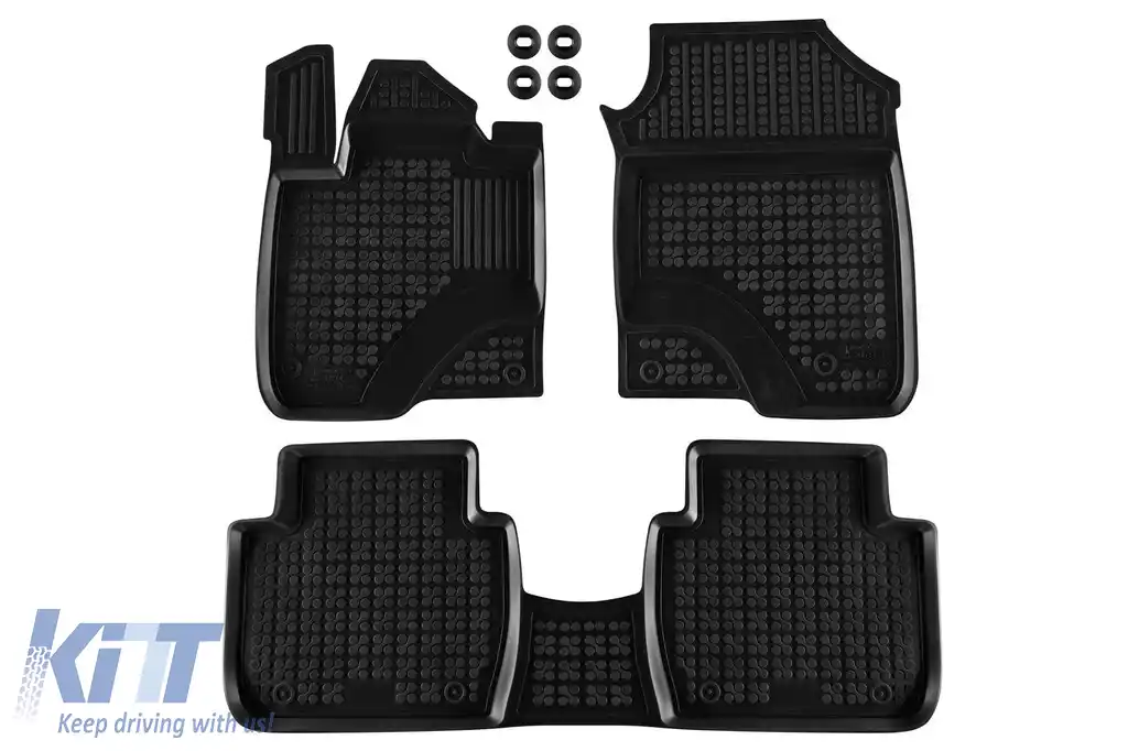 Mochete din cauciuc specifice, potrivite pentru Honda ZR-V HEV după 2023, set de 3 piese, culoare neagră-image-6214606