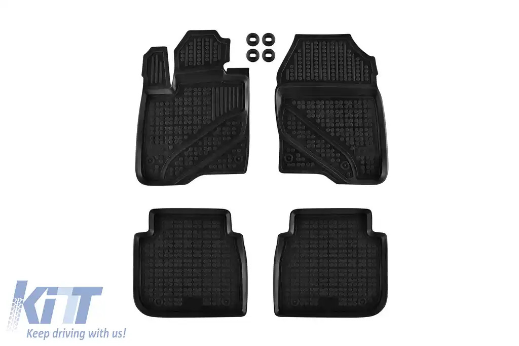Mochete din cauciuc specifice, potrivite pentru Honda CR-V PHeV după 2023, set de 4 piese, culoare neagră