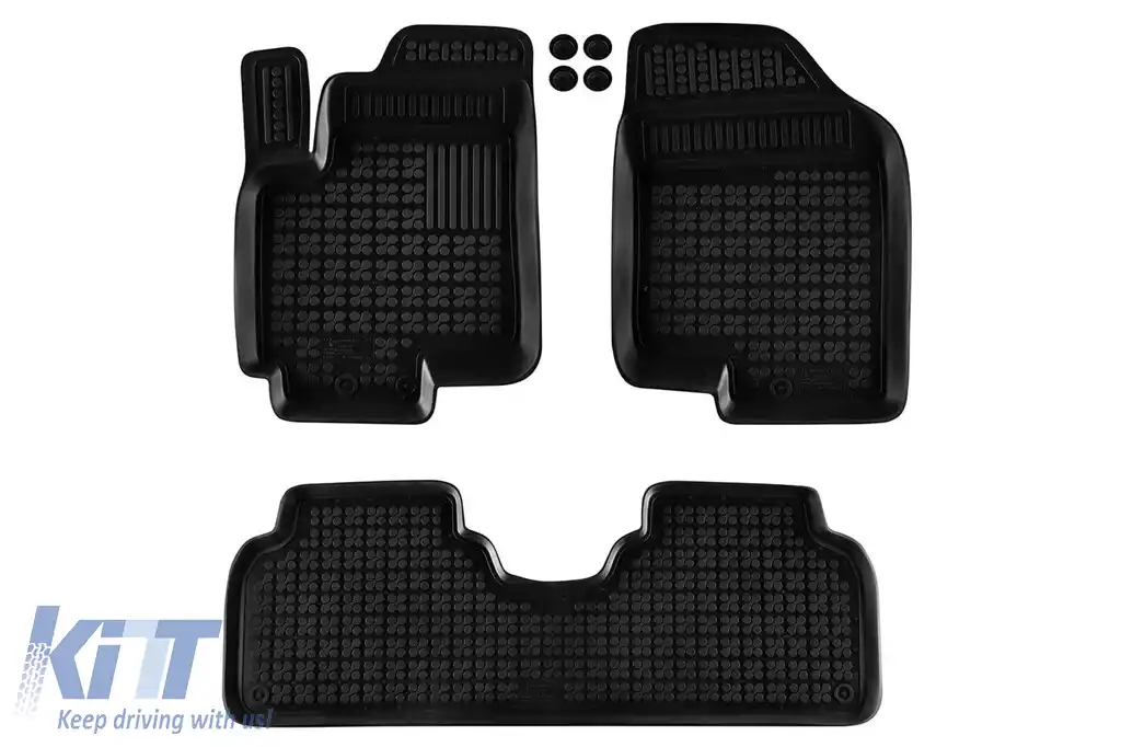 image-12-Mochete din cauciuc specifice, potrivite pentru Hyundai iX20, Kia Venga 2009-2018, set de 3 piese, culoare neagră