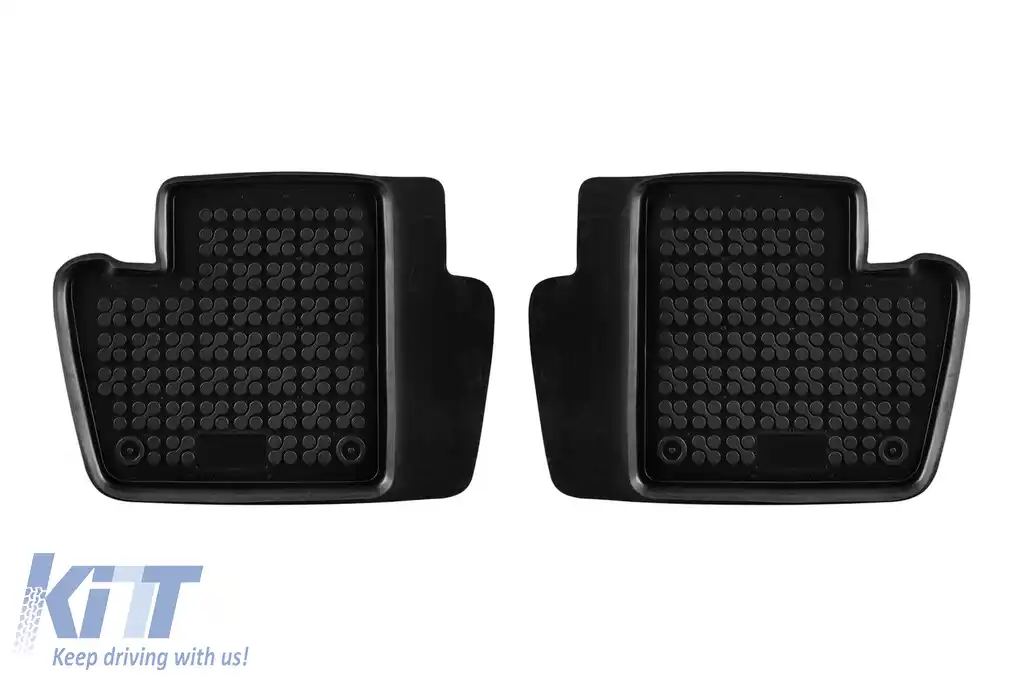 Mochete din cauciuc specifice, potrivite pentru Citroen C4 2004-2010, C4 2010-2017, Peugeot 307 2001-2007, pentru versiunile cu stingător de incendiu, set de 4 piese, culoare neagră-image-6214858