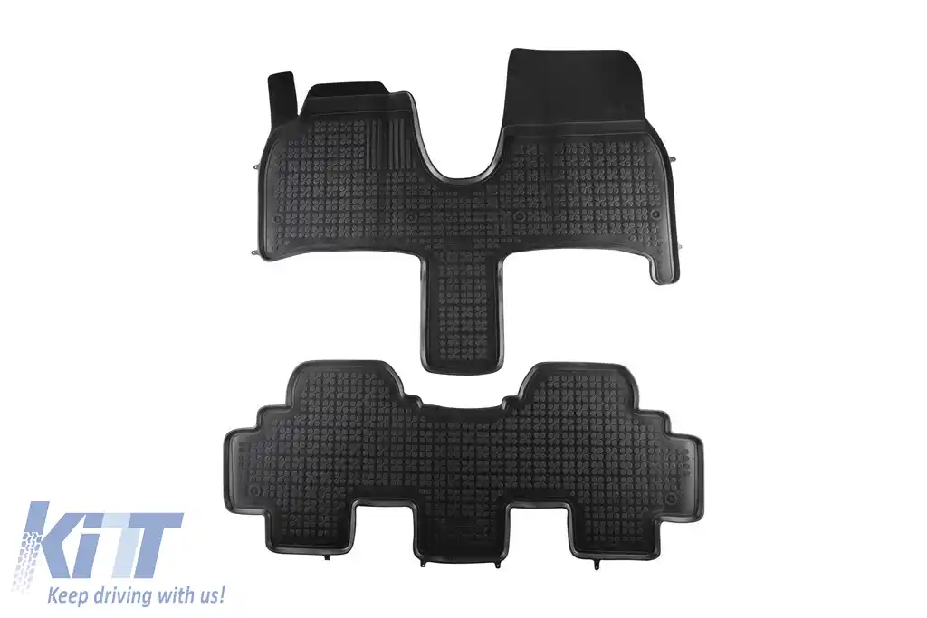 Mochete din cauciuc specifice, potrivite pentru Peugeot 807, Citroen C8 2002-2014, Fiat Ulysse, Lancia Phedra 2002-2010, set de 2 piese, culoare neagră
