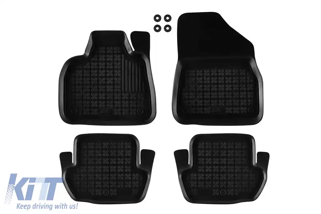 Mochete din cauciuc specifice, potrivite pentru Citroen DS5 2011-2015, set de 4 piese, culoare neagră