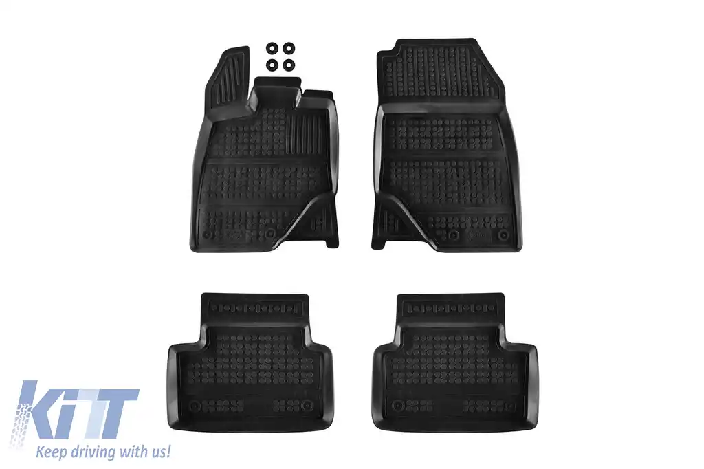Mochete din cauciuc specifice, potrivite pentru Peugeot 3008 după 2024, set de 4 piese, culoare neagră, exceptând versiunea electrică-image-6215070