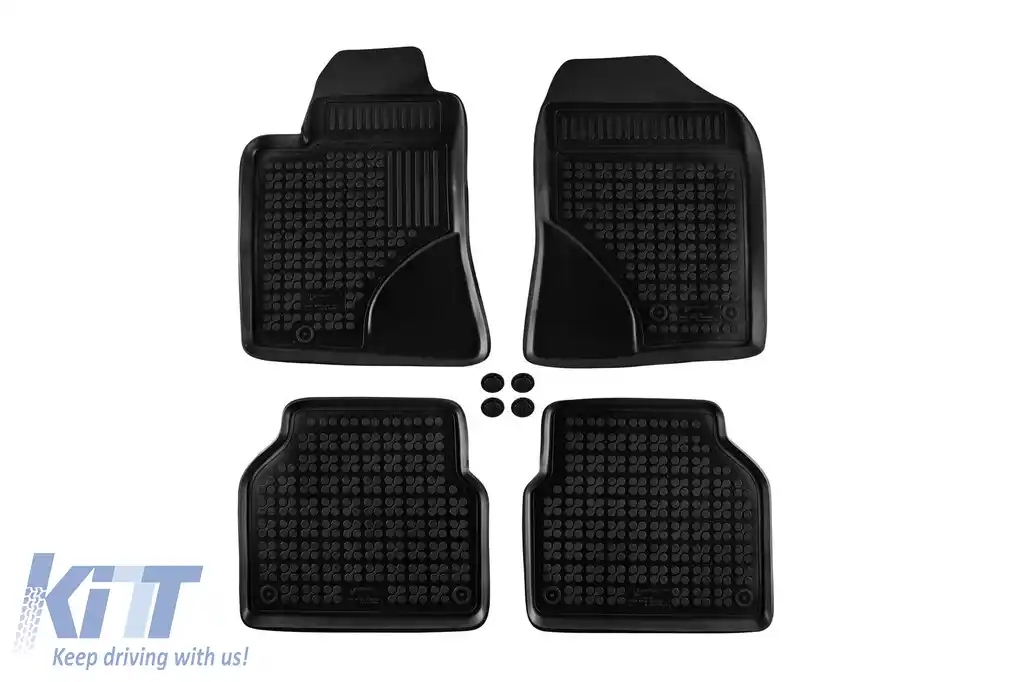 Mochete din cauciuc specifice, potrivite pentru Toyota Avensis 2003-2009, set de 4 piese, culoare neagră