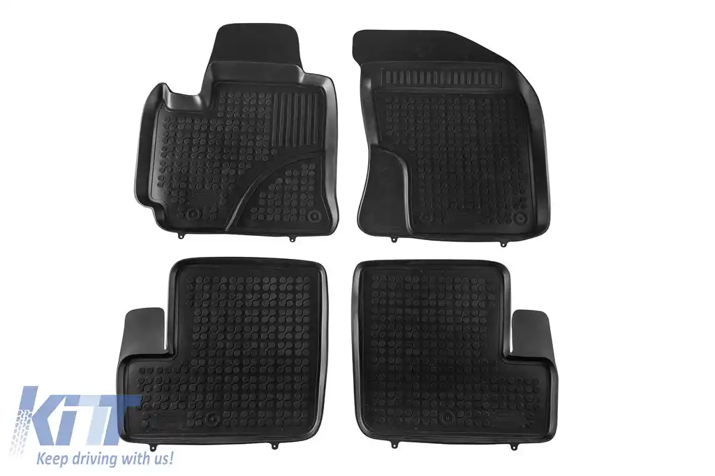Mochete din cauciuc specifice, potrivite pentru Toyota Rav4 2003-2005, 5 uși, set de 4 piese, culoare neagră-image-6215158
