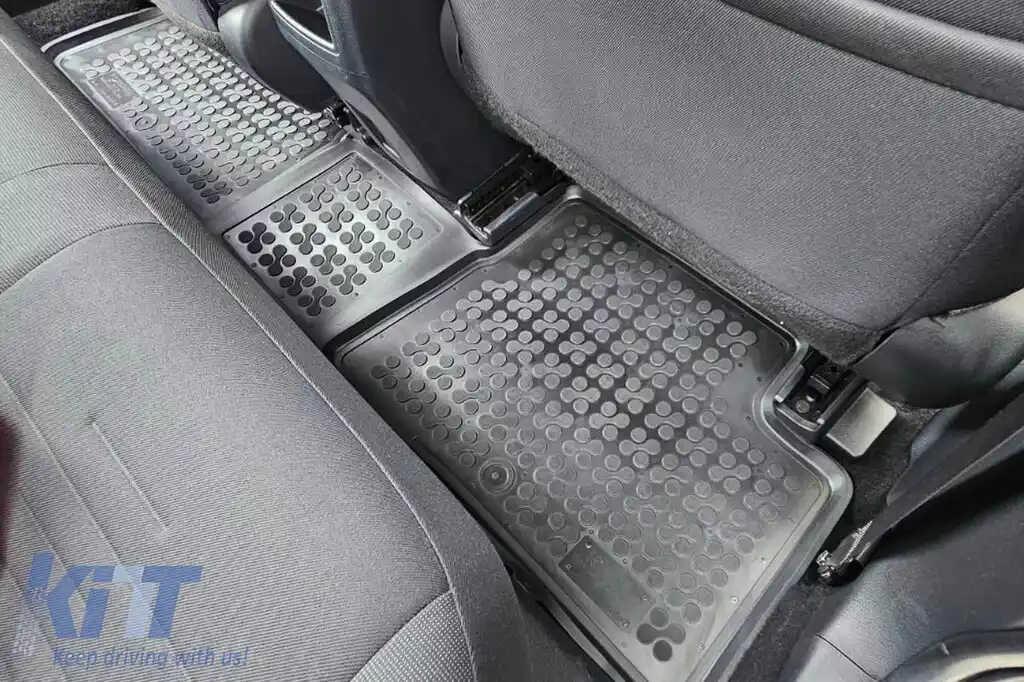 Mochete din cauciuc specifice, potrivite pentru Toyota Auris, Auris Hybrid 2012-2018, set de 3 piese, culoare neagră-image-6215173