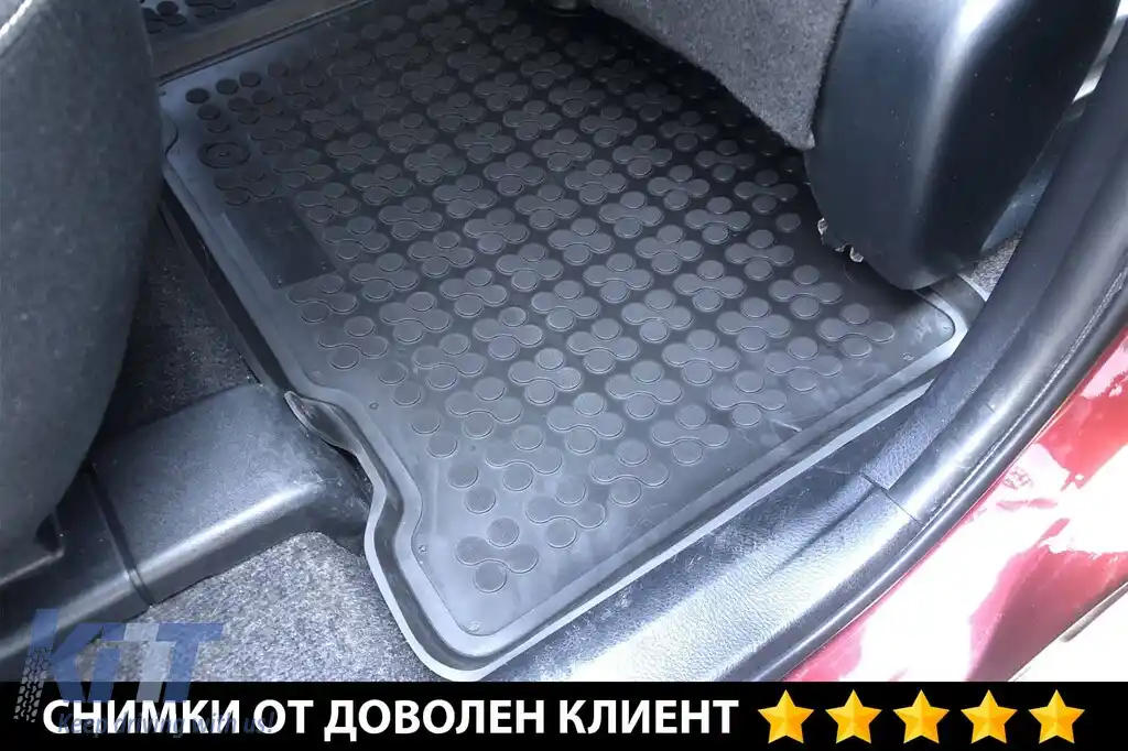 Mochete din cauciuc specifice, potrivite pentru Toyota Rav4 2013-2018, set de 3 piese, culoare neagră-image-6215188