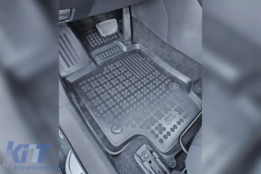 Mochete din cauciuc specifice, potrivite pentru Toyota Rav4, Rav4 Hybrid după 2018 cu transmisie automată, set de 4 piese, culoare neagră-image-6215246