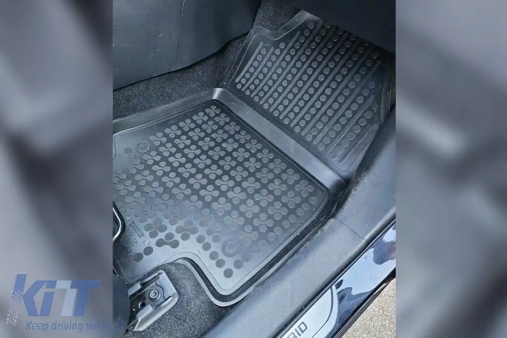 Mochete din cauciuc specifice, potrivite pentru Toyota Rav4, Rav4 Hybrid după 2018 cu transmisie automată, set de 4 piese, culoare neagră-image-6215247