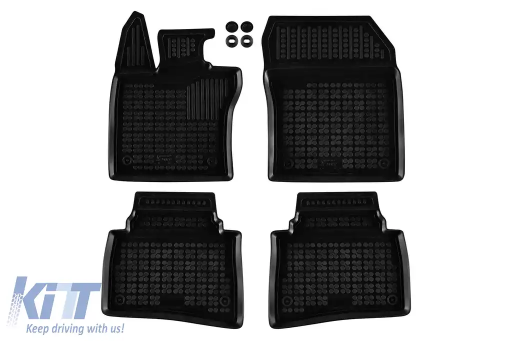 Mochete din cauciuc specifice, potrivite pentru Toyota Prius PHEV după 2023, set de 4 piese, culoare neagră-image-6215346