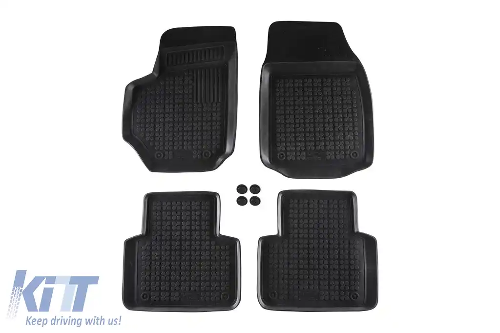 Mochete din cauciuc specifice, potrivite pentru Fiat Croma 2005-2011 Set de 4 bucăți, negre