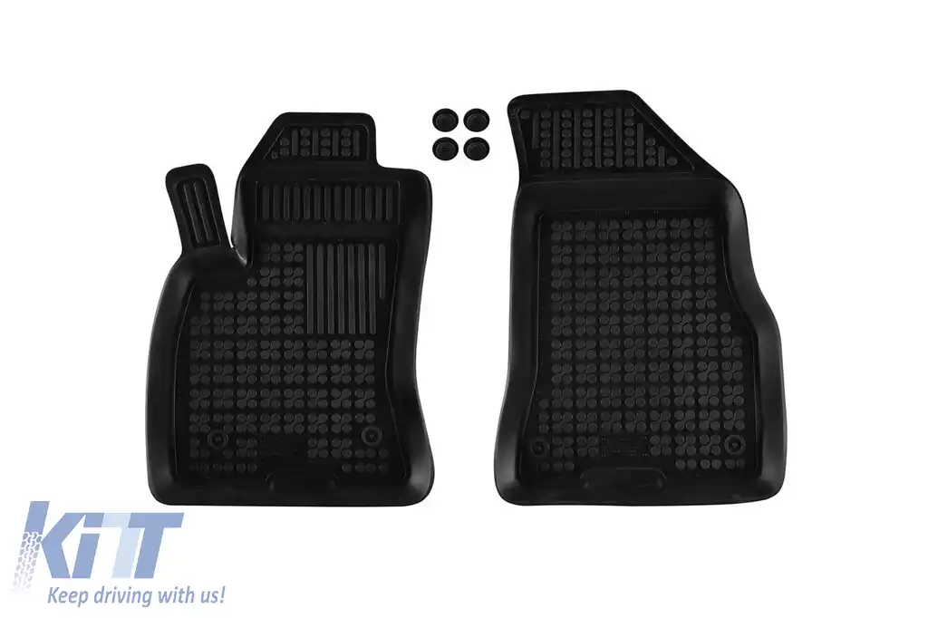 Mochete din cauciuc specifice, potrivite pentru Fiat Doblo după 2010, Opel Combo D 2011-2018, 5-7 locuri, set de 4 piese, culoare neagră-image-6215414