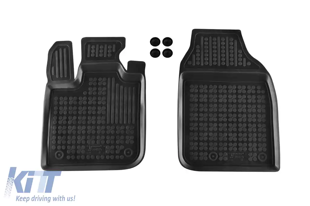 Mochete din cauciuc specifice, potrivite pentru Fiat 500e după 2020, set de 4 piese, culoare neagră-image-6215451