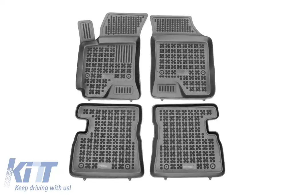Mochete din cauciuc specifice, potrivite pentru Hyundai Getz 2002-2011, set de 4 piese, culoare neagră