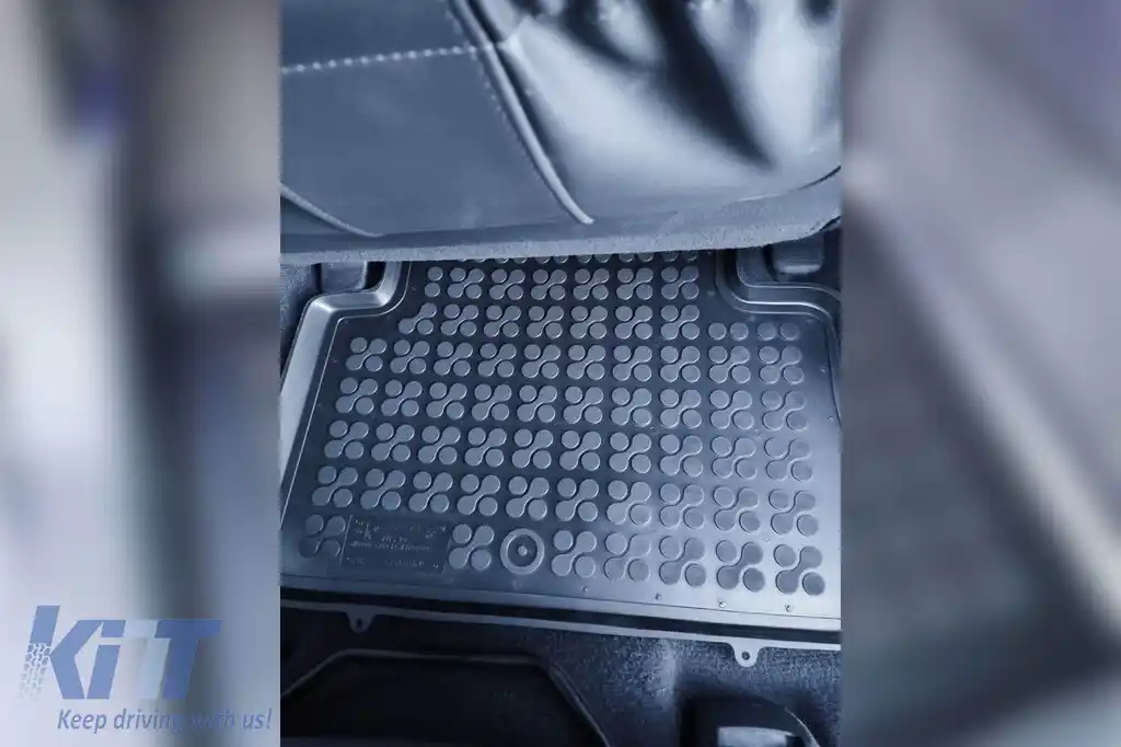 Mochete din cauciuc specifice, potrivite pentru Hyundai Santa Fe 2012-2018, set de 4 piese, culoare neagră-image-6215539