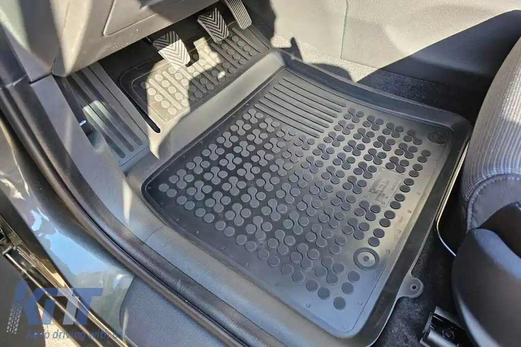 Mochete din cauciuc specifice, potrivite pentru Hyundai i30 hatchback, Fastback 2016-2020, după 2020, Kia Ceed, Proceed, Xceed după 2018, set de 3 piese, culoare neagră-image-6215561