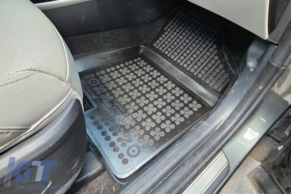 Mochete din cauciuc specifice, potrivite pentru Hyundai Tucson IV HEV, PHEV după 2020, set de 4 piese, culoare neagră-image-6215616