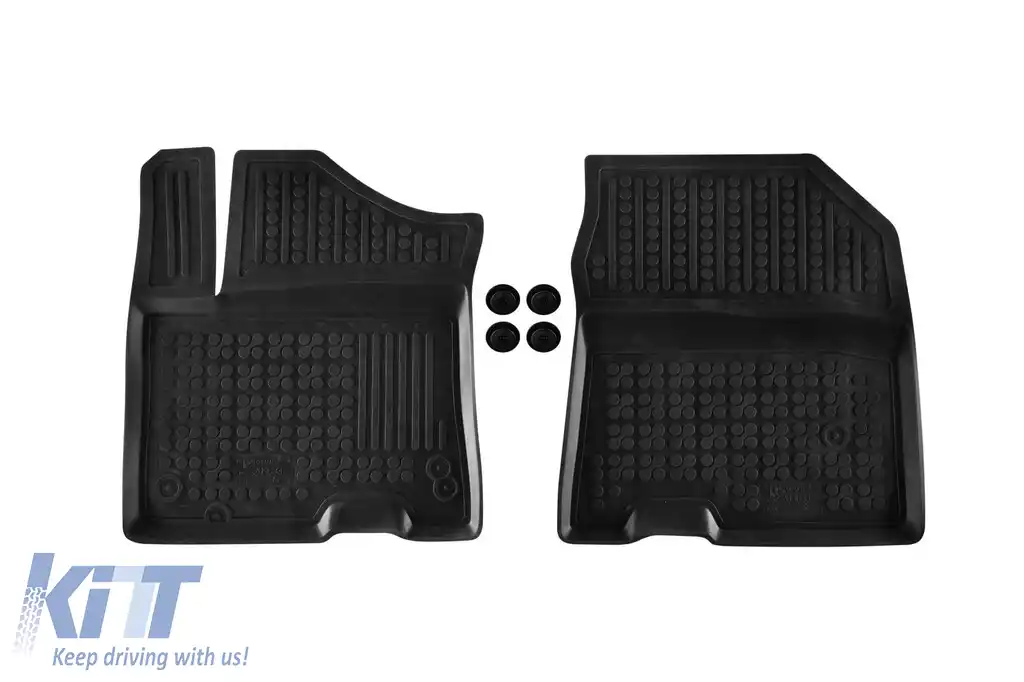 Mochete din cauciuc specifice, potrivite pentru Hyundai Kona Electric 2018-2023, set de 4 piese, culoare neagră-image-6215619