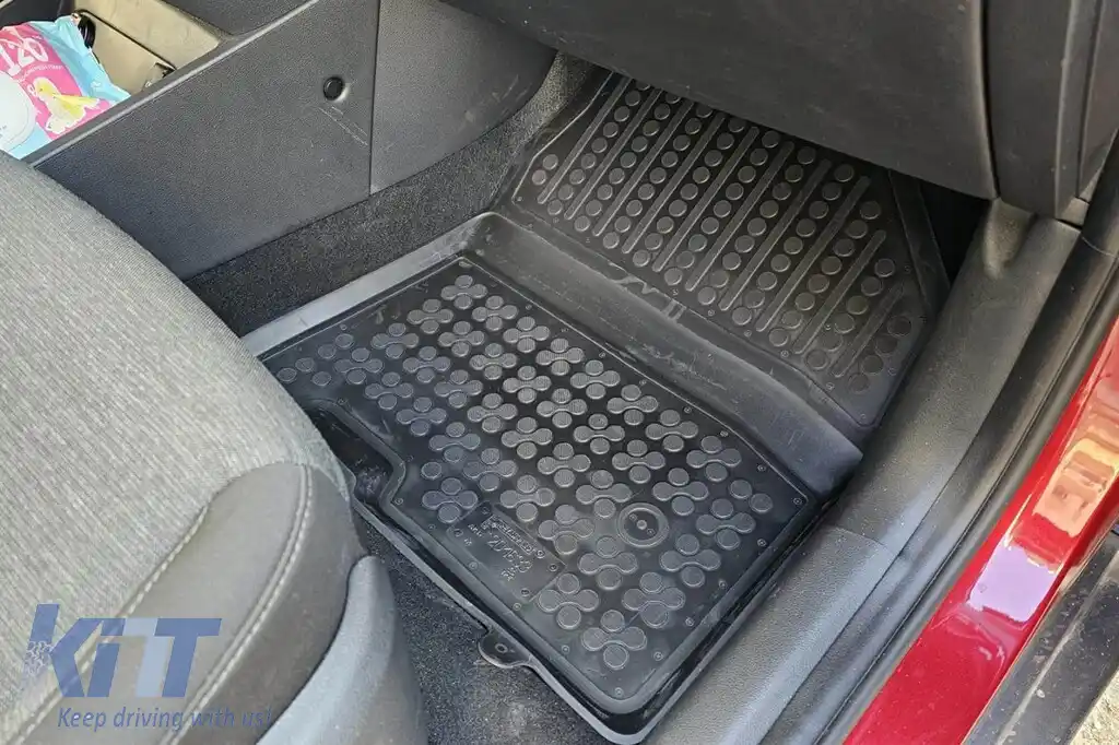 Mochete din cauciuc specifice, potrivite pentru Hyundai Kona Electric 2018-2023, set de 4 piese, culoare neagră-image-6215626