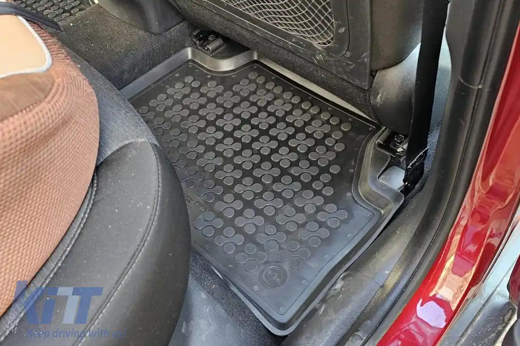 Mochete din cauciuc specifice, potrivite pentru Hyundai Kona Electric 2018-2023, set de 4 piese, culoare neagră-image-6215628