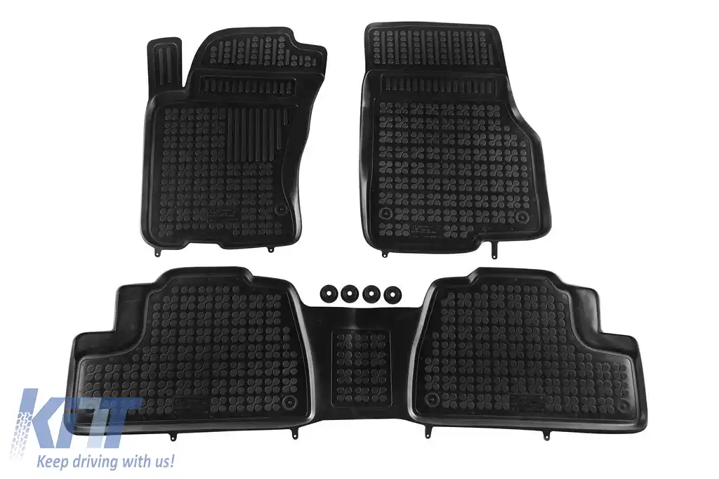 Mochete din cauciuc specifice, potrivite pentru Mercedes ML W163 1998-2005, set de 3 piese, culoare neagră