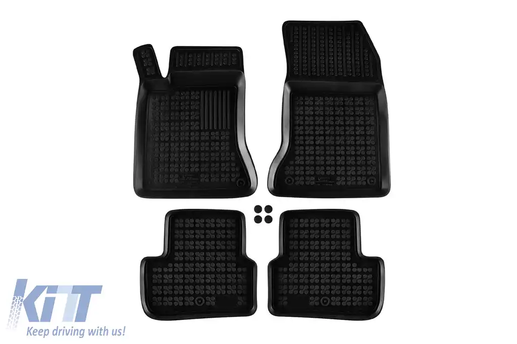 Mochete din cauciuc specifice, potrivite pentru Mercedes B class W246 2011-2018, set de 4 piese, culoare neagră