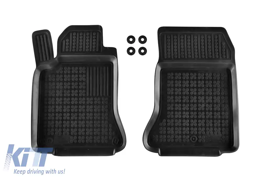 Mochete din cauciuc specifice, potrivite pentru Mercedes A class W176, GLA 2012-2019, set de 4 piese, culoare neagră-image-6215777