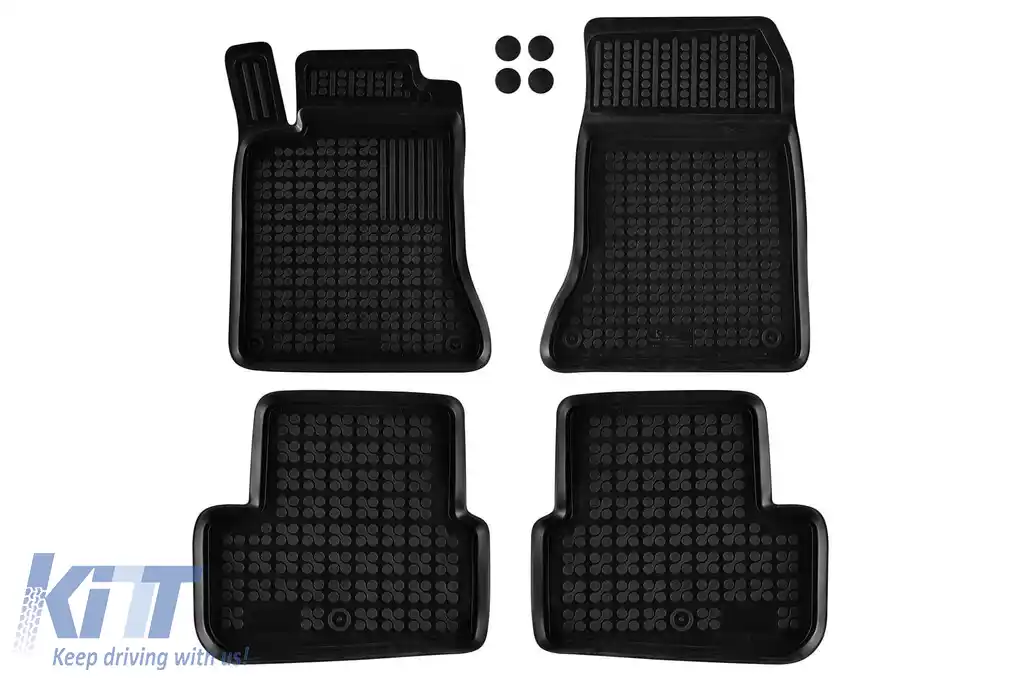 image-29-Mochete din cauciuc specifice, potrivite pentru Mercedes CLA C117 2013-2019, set de 4 piese, culoare neagră