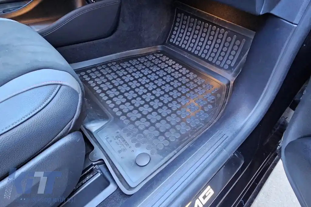 Mochete din cauciuc specifice, potrivite pentru Mercedes EQE V295 EV versiunea după 2022, 4x2 RWD, 4x4 AWD, set de 4 piese, culoare neagră-image-6215873