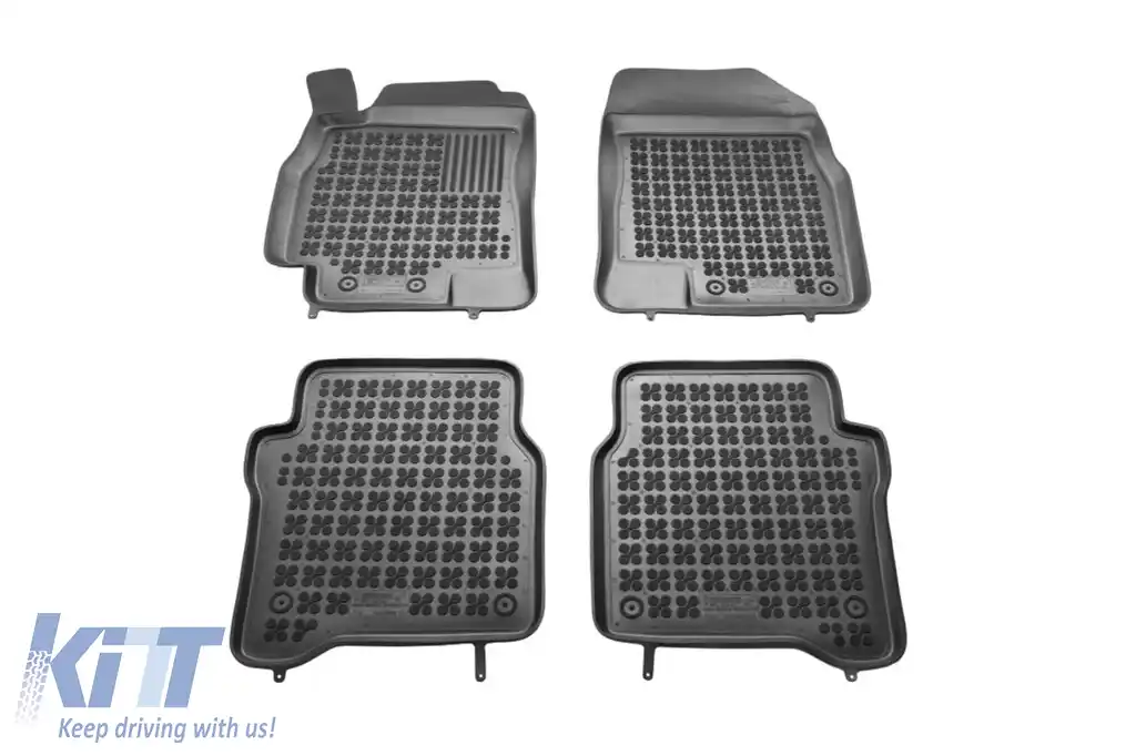 Mochete din cauciuc specifice, potrivite pentru Nissan Primera 2002-2007, set de 4 piese, culoare neagră