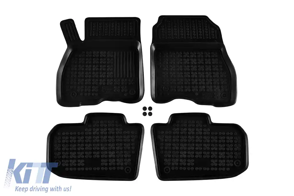 Mochete din cauciuc specifice, potrivite pentru Nissan Leaf 2013-2022, după 2022, set de 4 piese, culoare neagră-image-6216000
