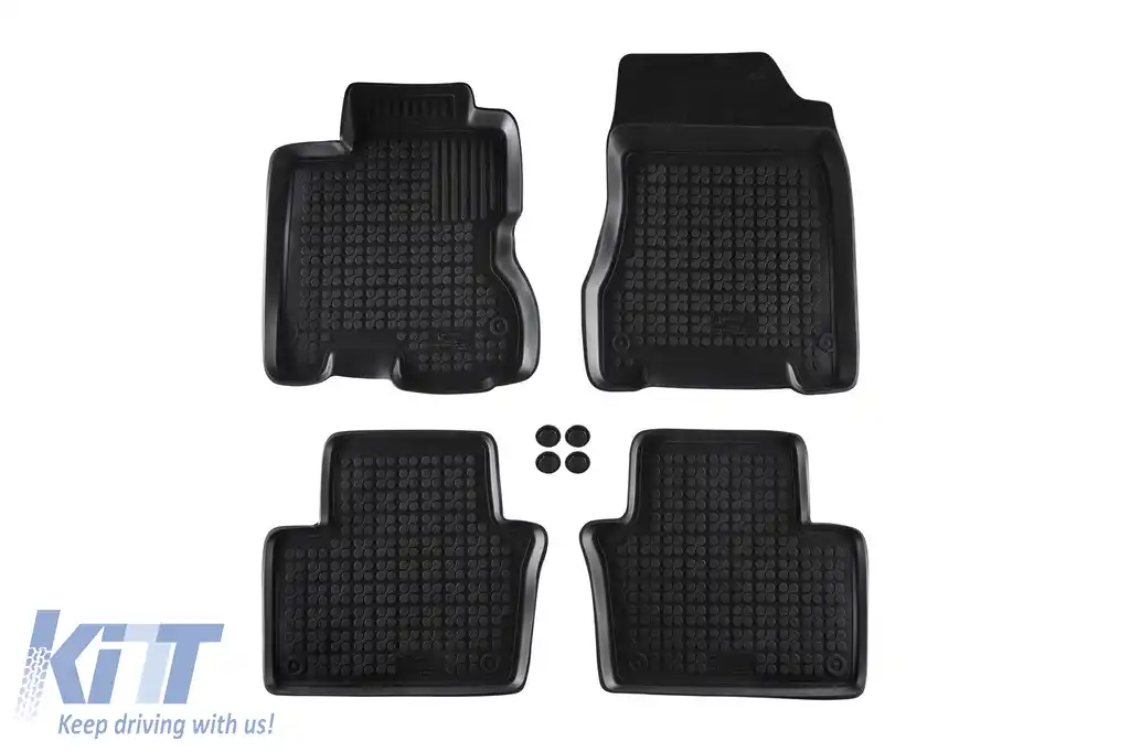 Mochete din cauciuc specifice, potrivite pentru Renault Koleos 2008-2015, set de 4 piese, culoare neagră-image-6216054