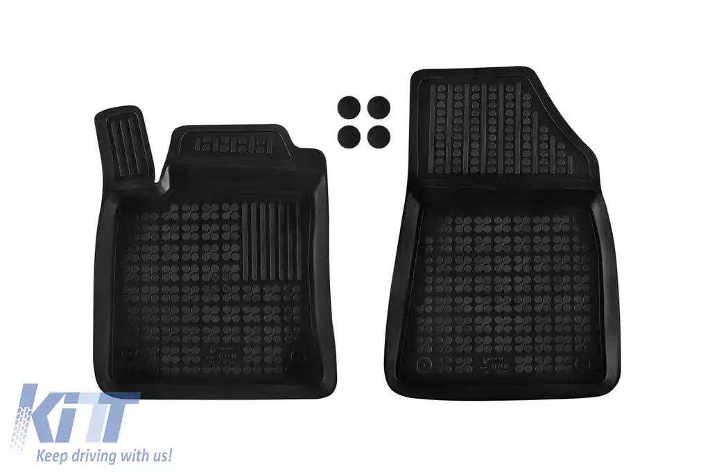 Mochete din cauciuc specifice, potrivite pentru Renault Clio după 2019, set de 4 piese, culoare neagră-image-6216121