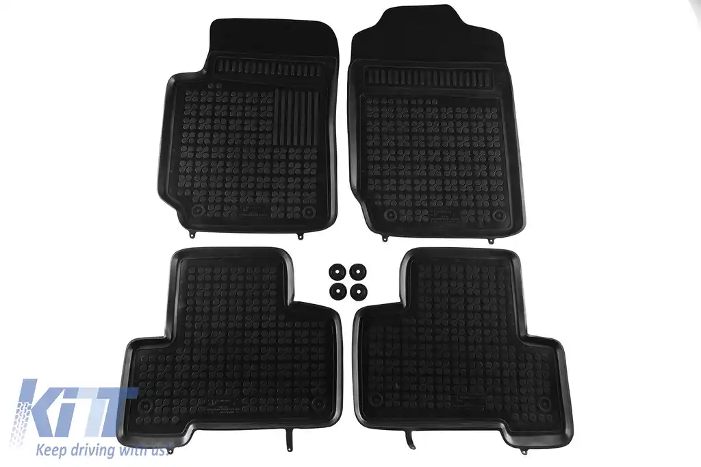 Mochete din cauciuc specifice, potrivite pentru Suzuki Grand Vitara 2005-2014, set de 4 piese, culoare neagră