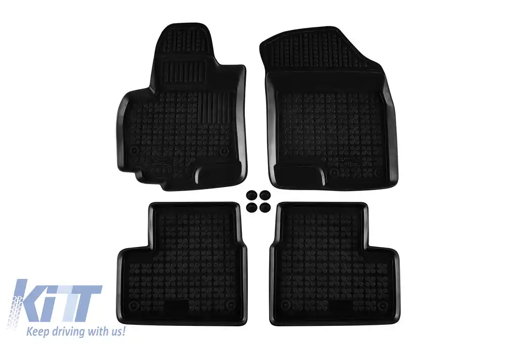 Mochete din cauciuc specifice, potrivite pentru Suzuki Swift 2007-2017, set de 4 piese, culoare neagră