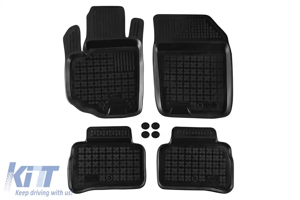 Mochete din cauciuc specifice, potrivite pentru Suzuki Vitara după 2015, set de 4 piese, culoare neagră-image-6216266