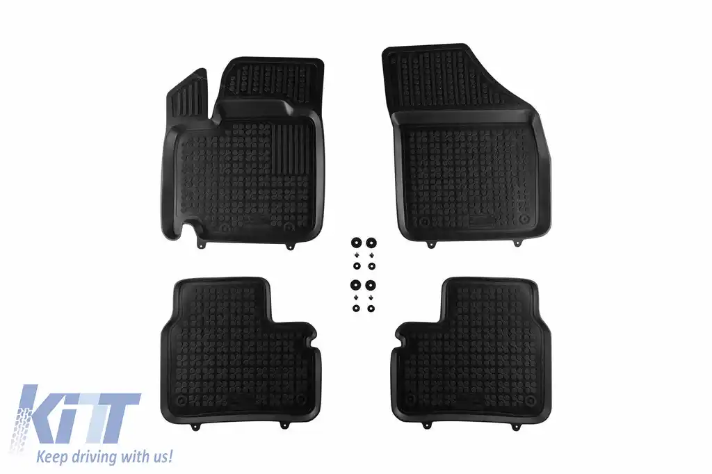 Mochete din cauciuc specifice, potrivite pentru Suzuki Ignis după 2016, set de 4 piese, culoare neagră-image-6216272